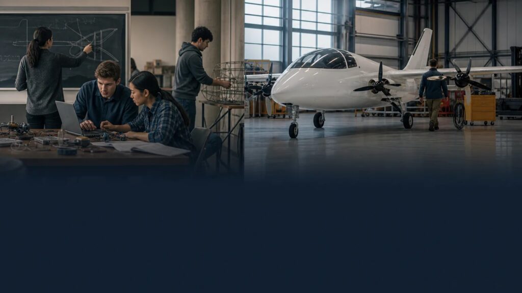 A new kind of aircraft departs an MIT classroom and arrives at an Ohio factory