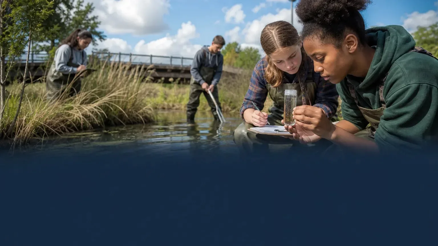 Editorial image illustrating: 2026 Greening STEM Grant opens $5,000 school awards for selected U.S. communities