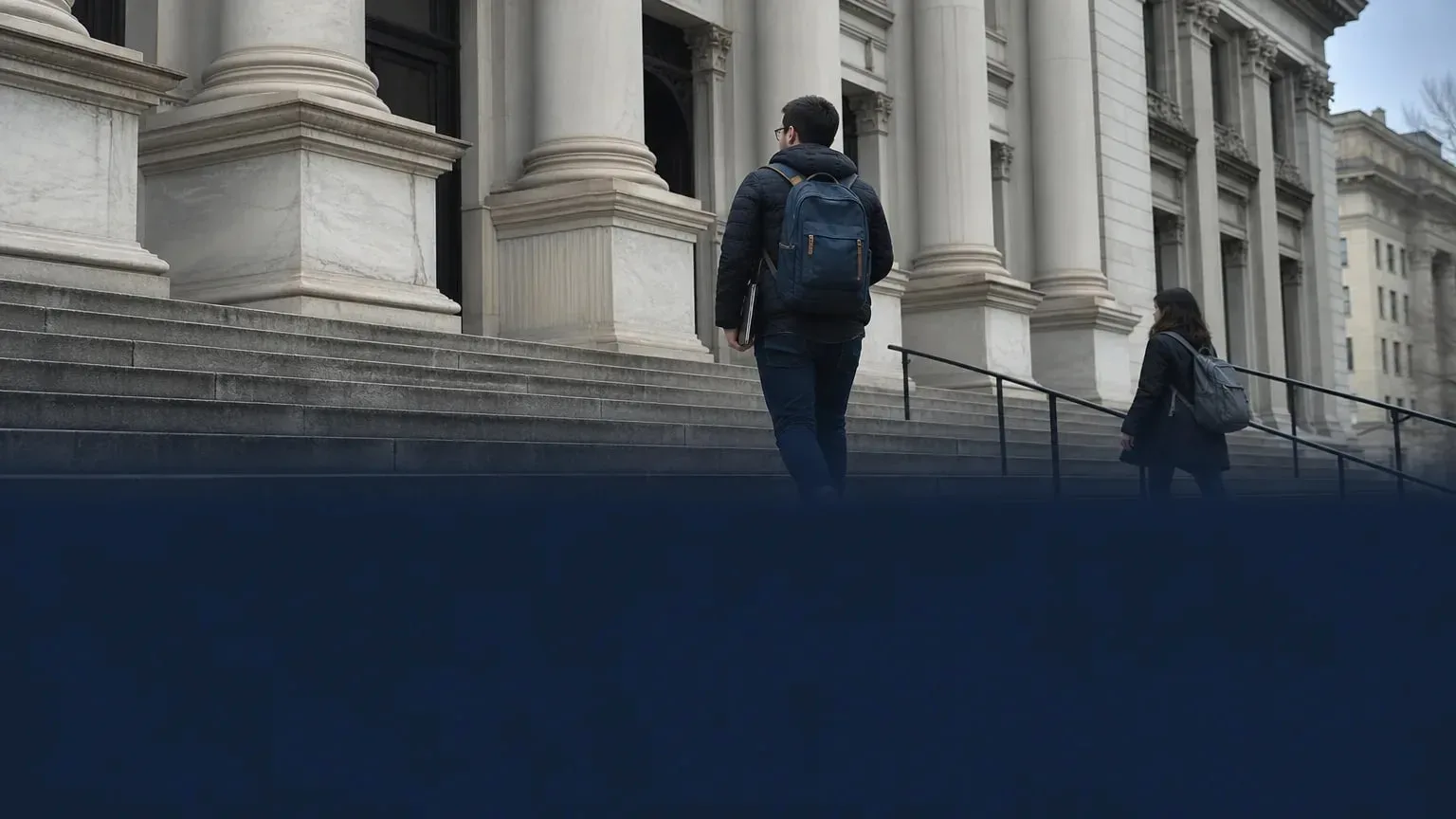 Editorial image illustrating: US court blocks rule that would have ended Duration of Status admissions for international students