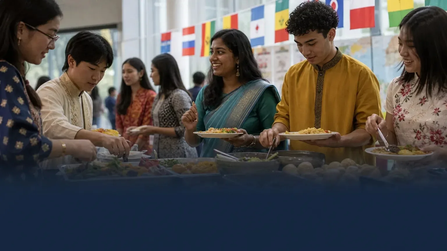 Gambar editorial yang menggambarkan: NYU Steinhardt gelar Go Global, Get Local untuk sorot studi global dan budaya mahasiswa internasional