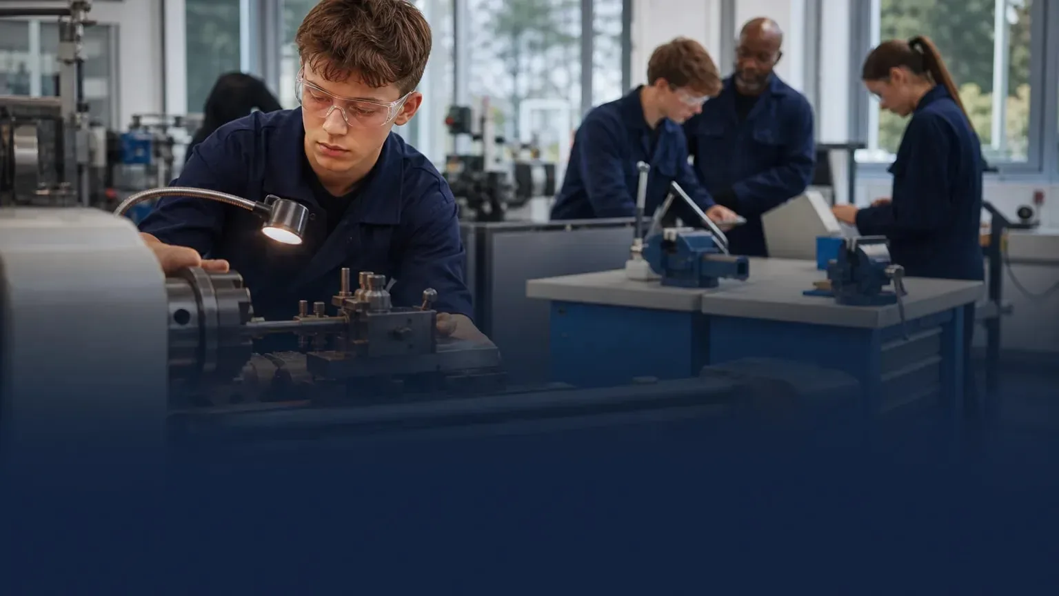 Editorial image illustrating: DfE updates guidance for colleges enrolling 14- to 16-year-olds full time in England