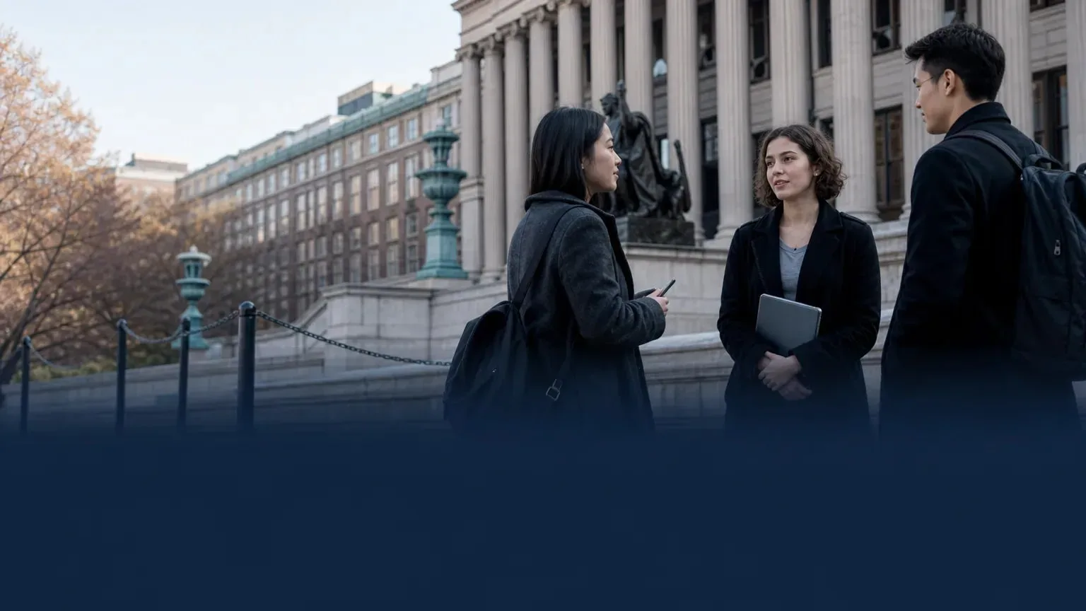 Şu haberi anlatan editoryal görsel: Columbia SPS, IKNS adayları için açık kabul forumu düzenliyor