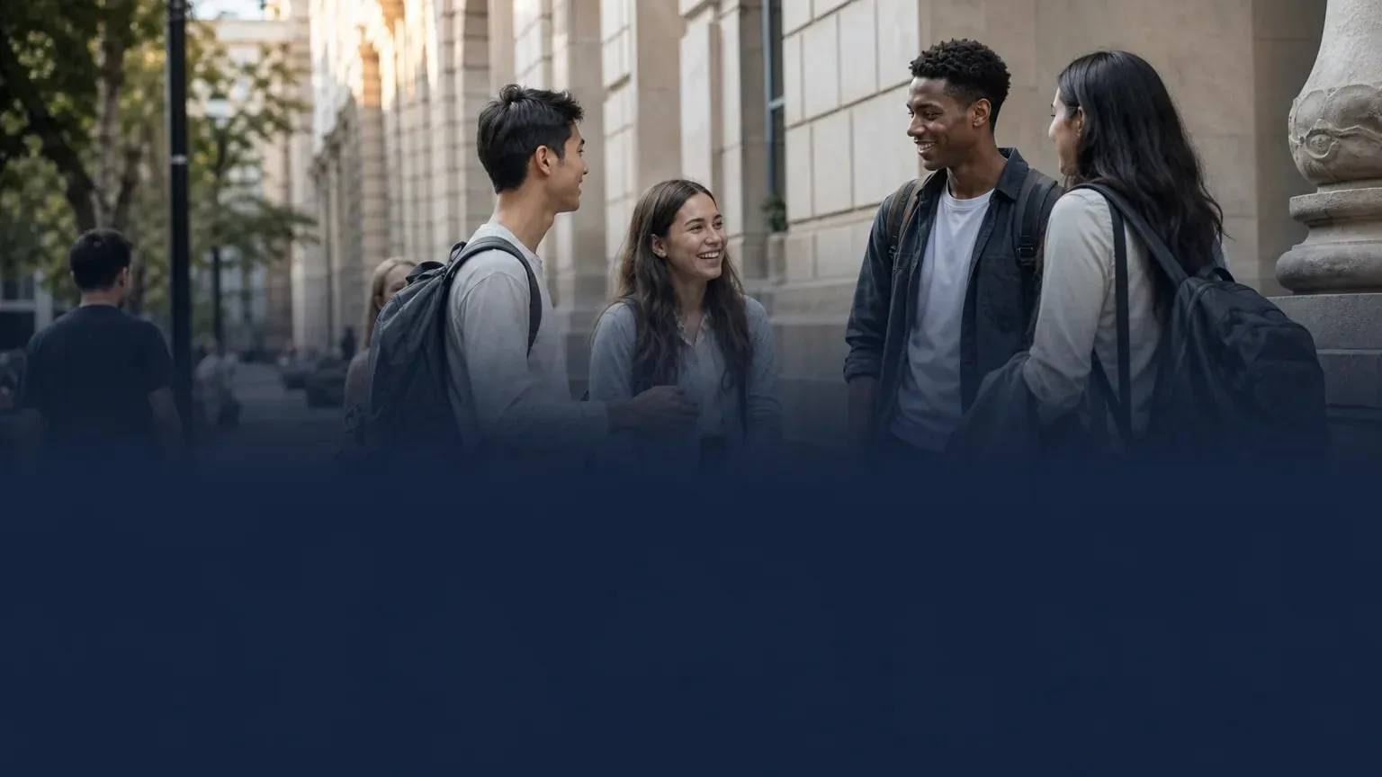 Editorial image illustrating: New York University announces new international student orientation