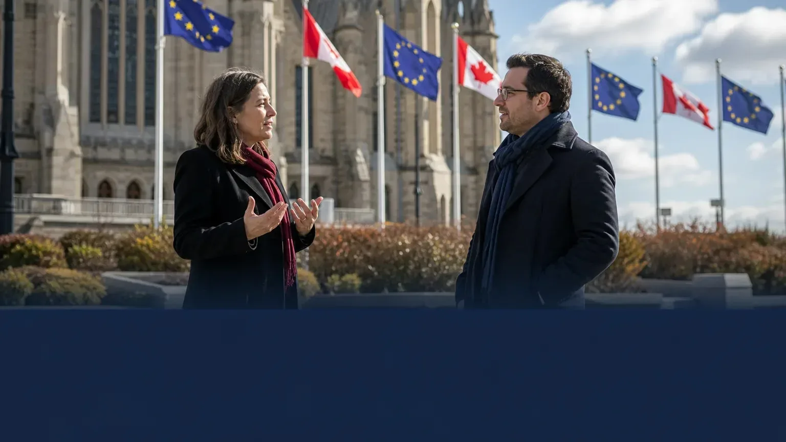 Image éditoriale illustrant : Le programme canadien de mobilité professorale s’ouvre aux 27 États membres de l’UE pour 2027-2028