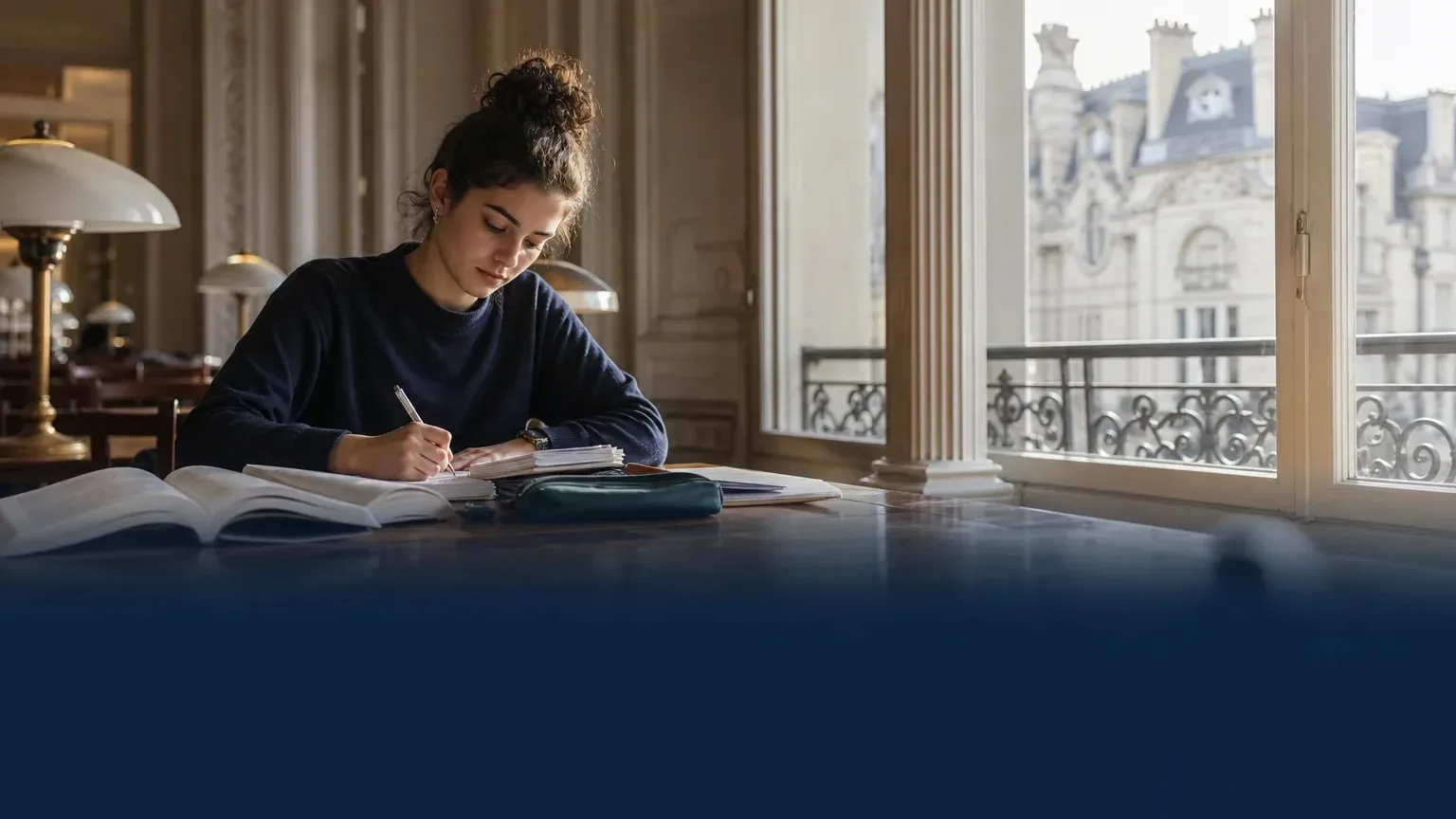 Gambar editorial yang menggambarkan: Cara Mendaftar ke Universitas Prancis: Panduan Campus France UAE