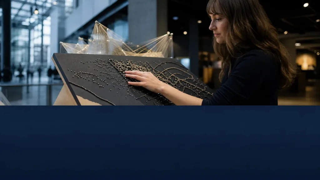Recent CAMD alumna Jordan Gilardi presents tactile data work at IEEE VIS 2026 in Boston